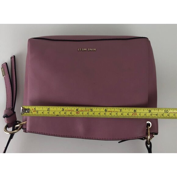 Nine West Womens Dusty Orchid Crossbody Purse Bag Purple - Picture 14 of 15